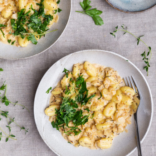 gnocchi med blomkålssauce