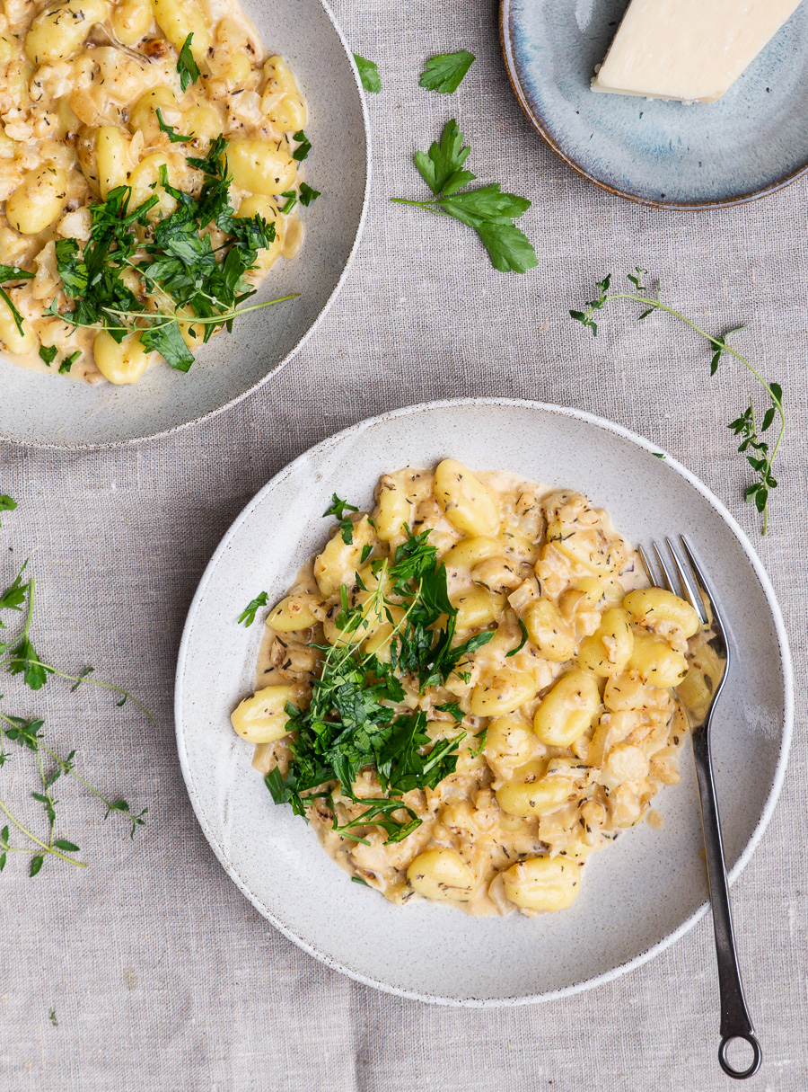 gnocchi med blomkålssauce
