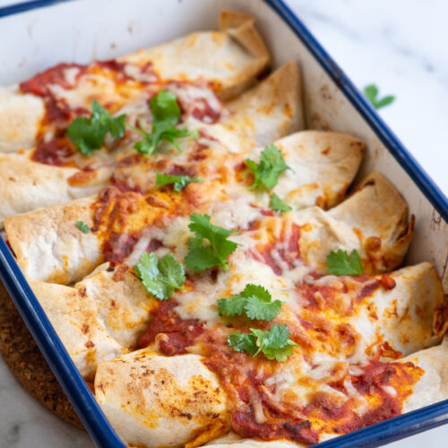 Vegetar enchiladas
