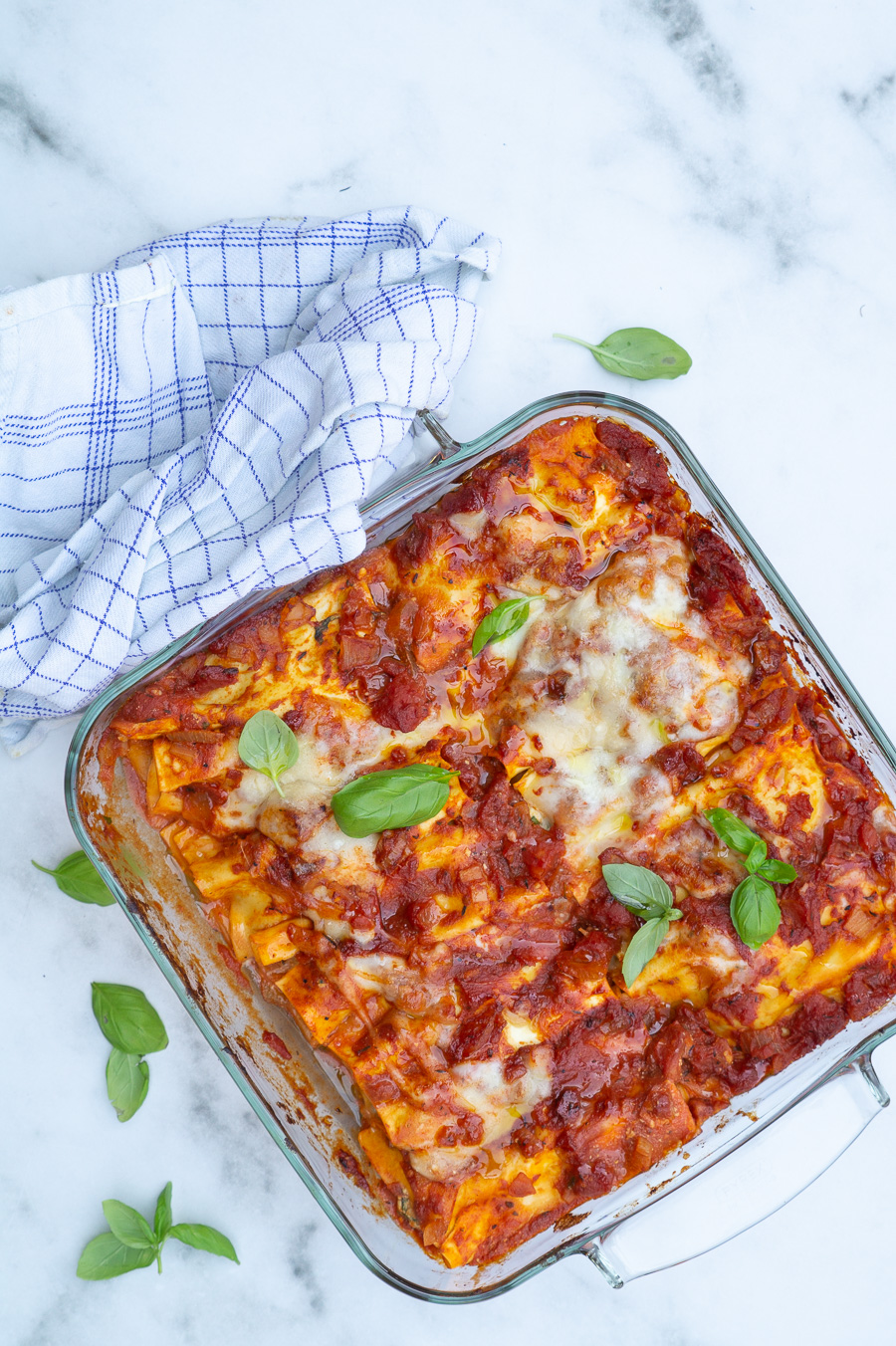 Vegetarisk canneloni med ricotta og spinat