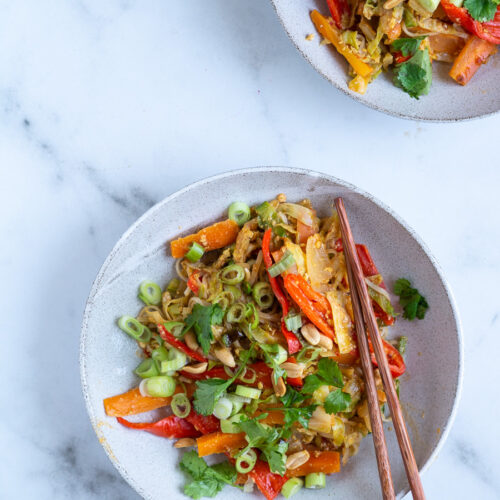 vegetarisk pad thai