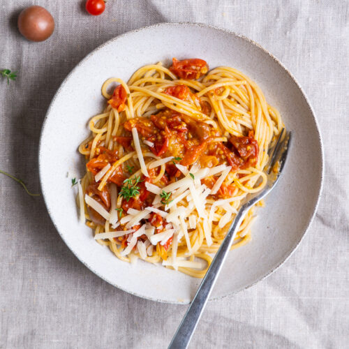 tomatsauce af friske tomater