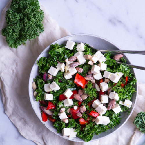Salat med stegte peberfrugter