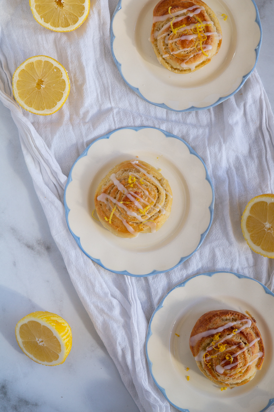 Citronsnegle med marcipan