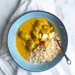 Vegetariske boller i karry