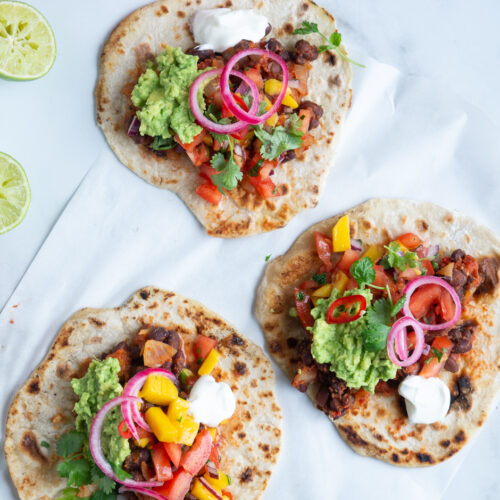 Vegetar tacos