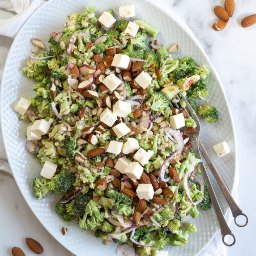 Broccolisalat med perlebyg