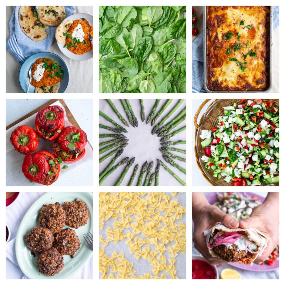 Vegetarisk madplan uge 17