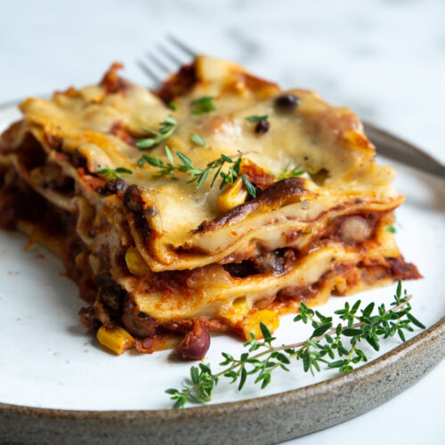 Bønnelasagne