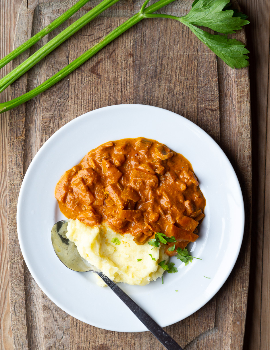 Vegetarisk efterårsgryde