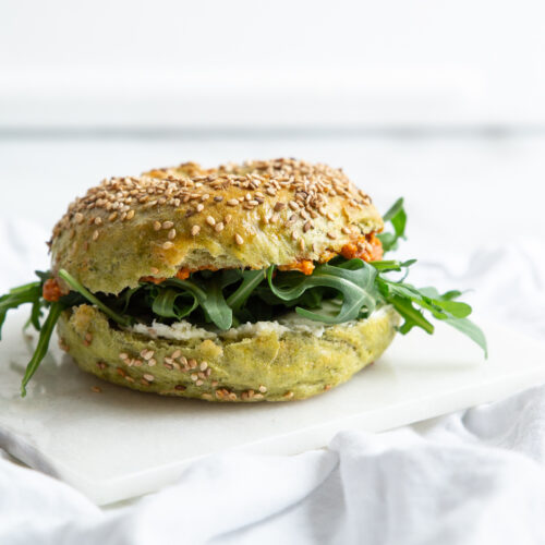 Spinatbagels