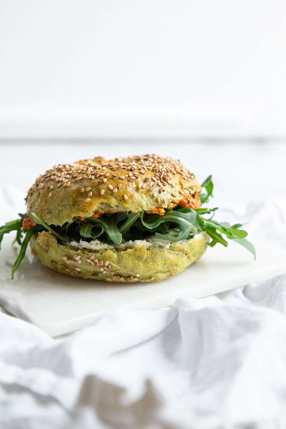 Spinatbagels