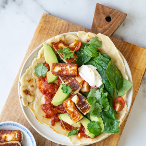 Vegetarisk tortillas