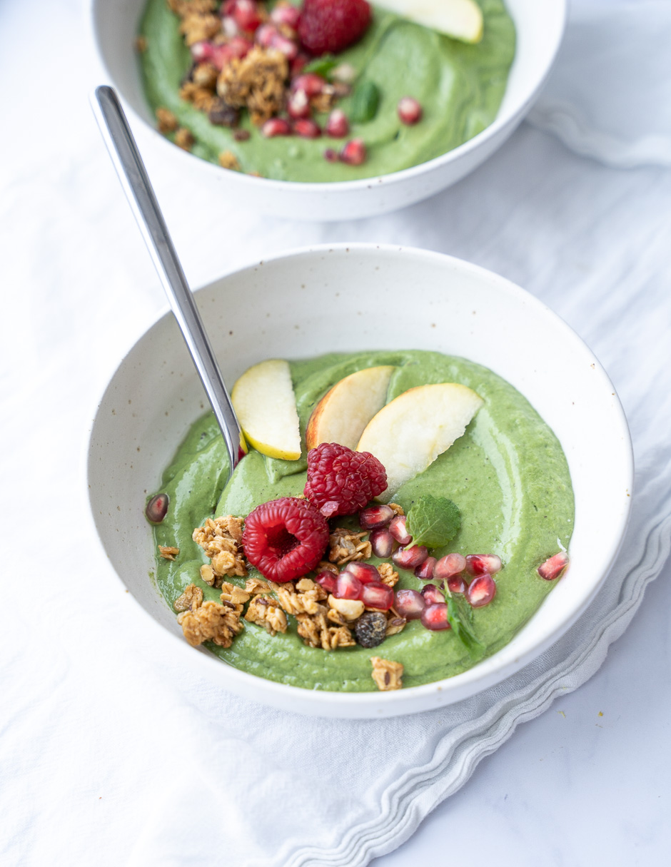 Grøn smoothie bowl