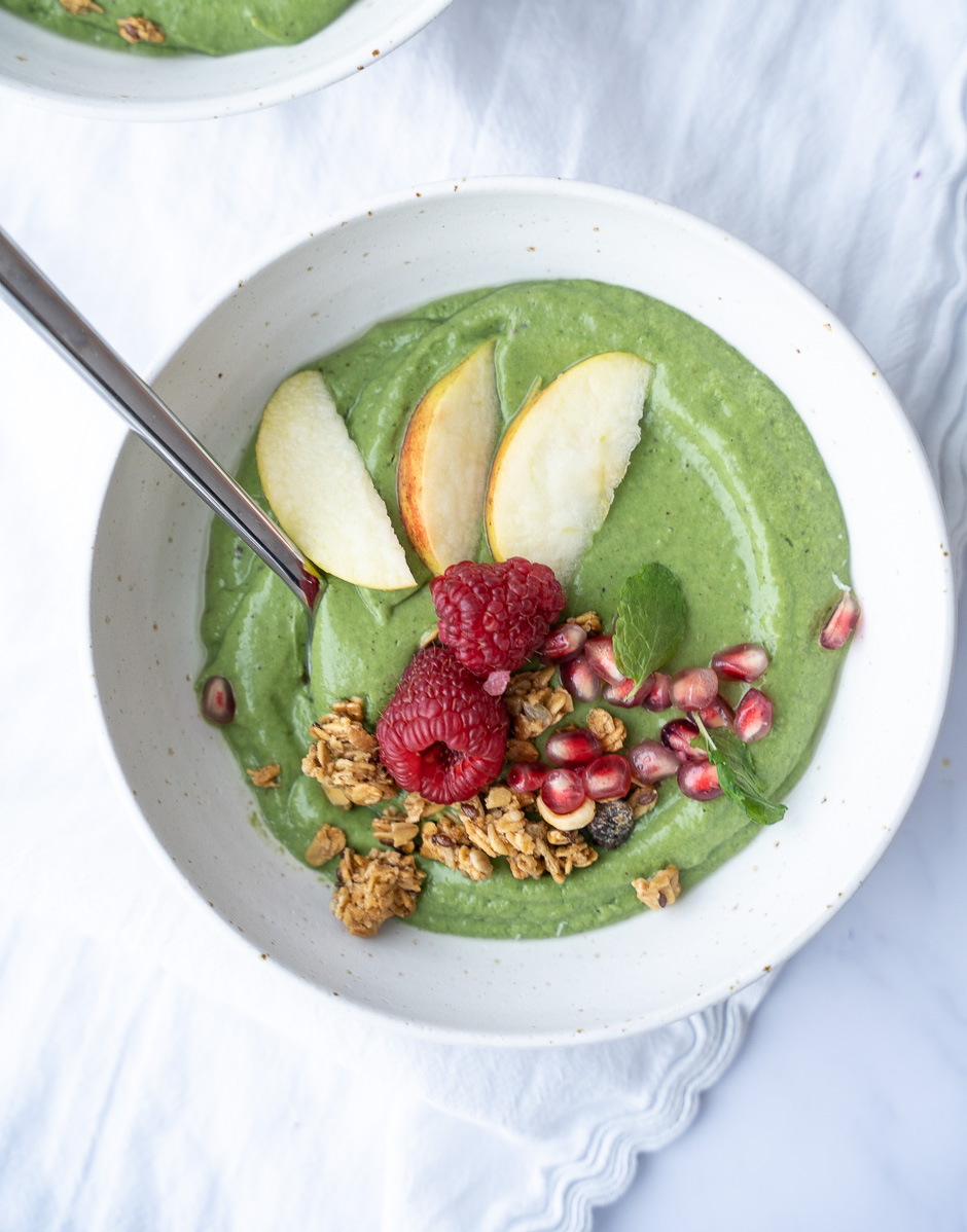 Grøn smoothie bowl