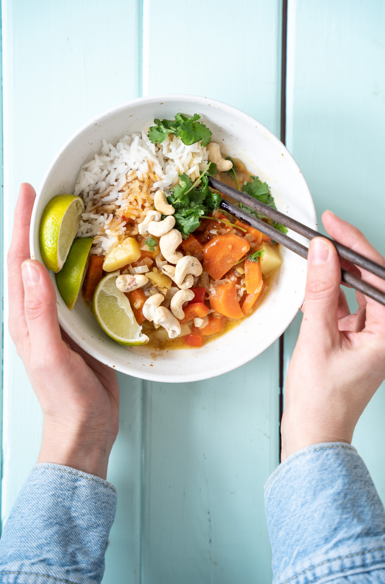 Vegetarisk massaman curry