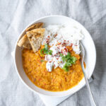 Indisk dahl med grøntsager