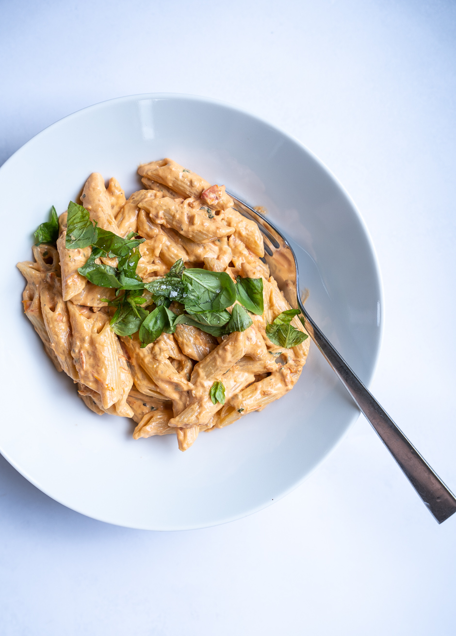 Cremet pasta med mascarpone