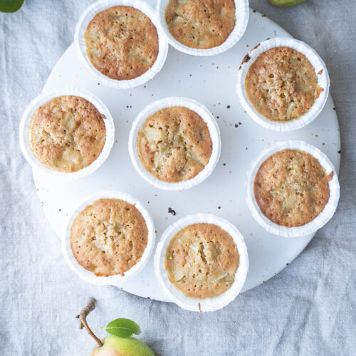 Pæremuffins