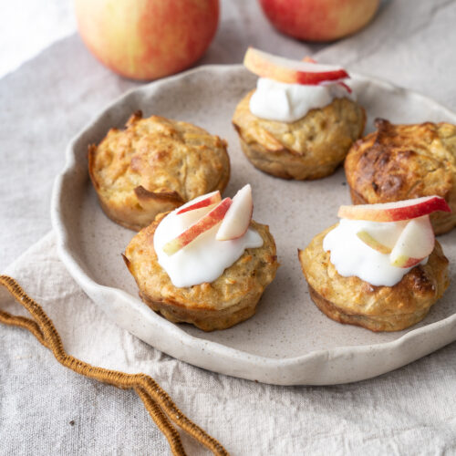 Madpakkemuffins med æble