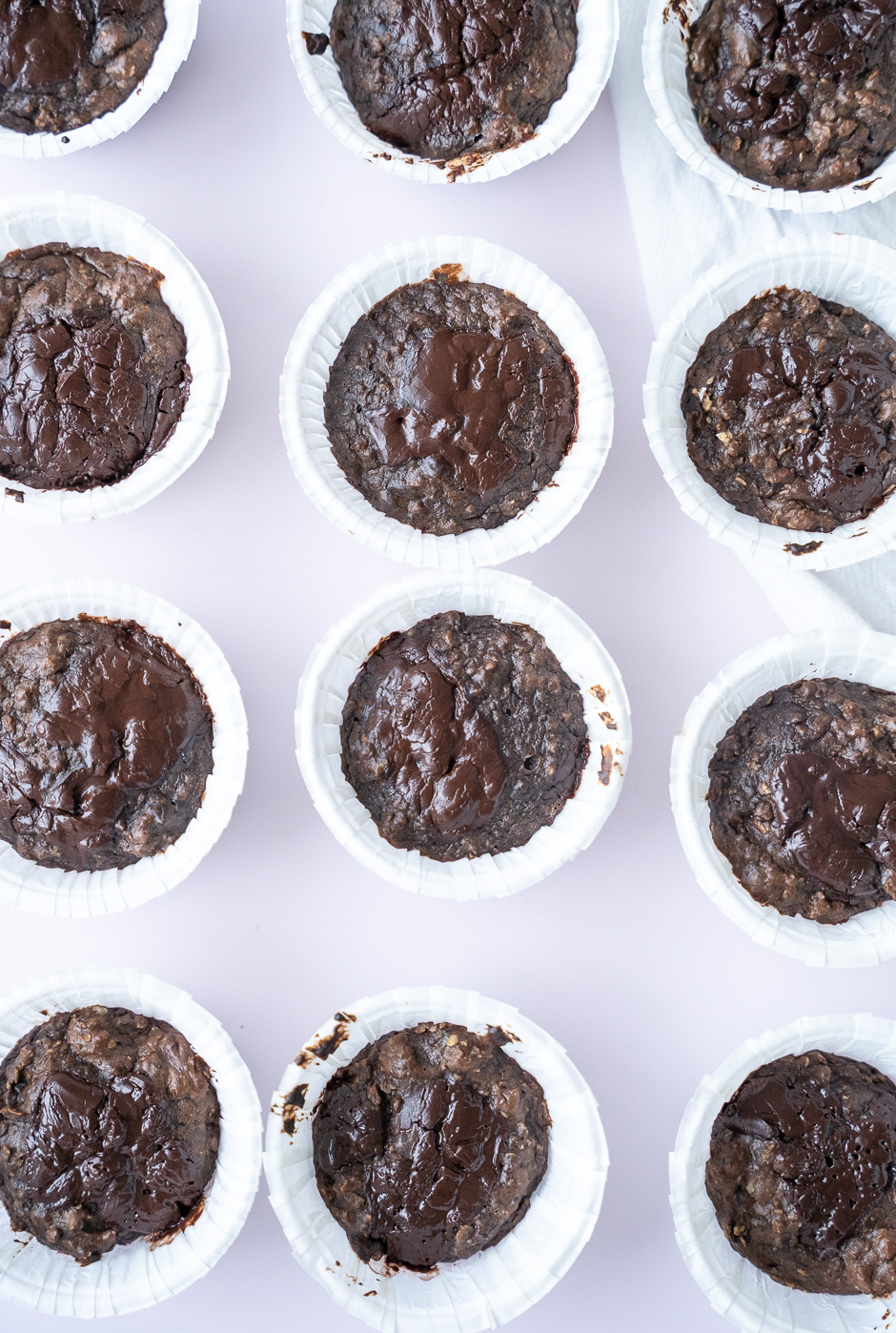 Chokolademuffins med hytteost
