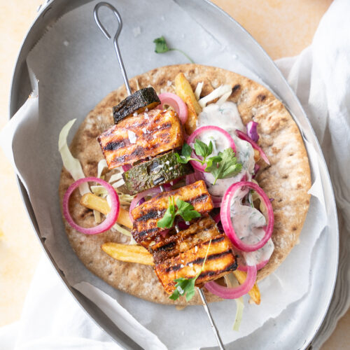 Vegetarisk souvlaki