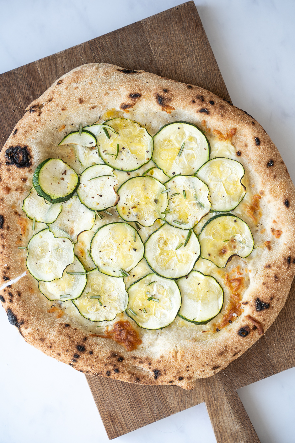 Pizza med squash