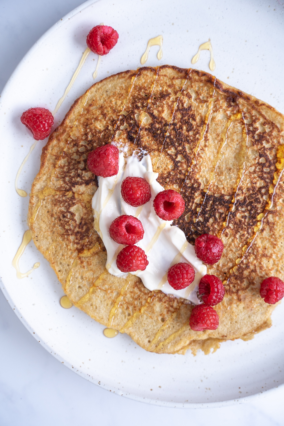 Protein pandekage med hytteost